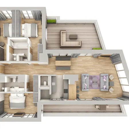 Appart hôtel Downtown Mitte 4*