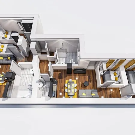 Modern 4 Bedroom In - Charlottenburg Apartment
