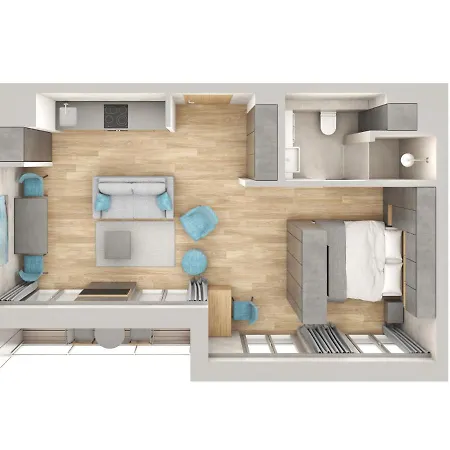 Апарт-отель Downtown Mitte 4*