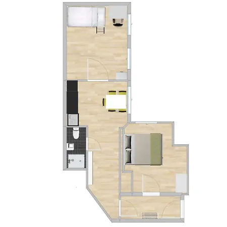 2 Bedroom Flat For Families & Calm Guests Appartement Berlin