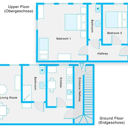 The Tieckstr Loft For Up To 7 People With 2 Bathrooms *