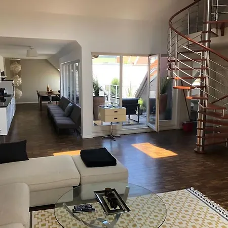 Apartment Ruhige Dachwohnung Mit Terrasse Mitte - Spacious Modern Rooftop Loft In Mitte Berlin
