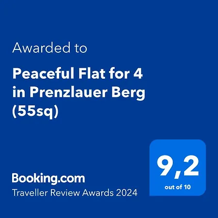 Peaceful Flat For 4 In Prenzlauer Berg