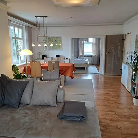 Town-villa, Apartment, Living With Big Sofa Bed , 2 Bedroom, 1kitchen, 1bathroom, 1 Office, 1 Garden Apartment Berlin