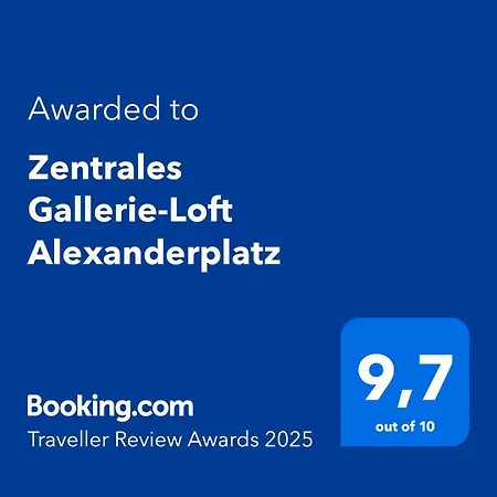 Zentrales Gallerie-loft Alexanderplatz Berlin