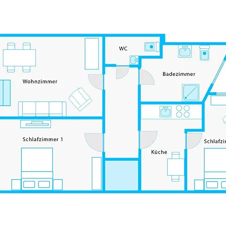 The Lachmann Vh, 2br One Living Up To 6 People