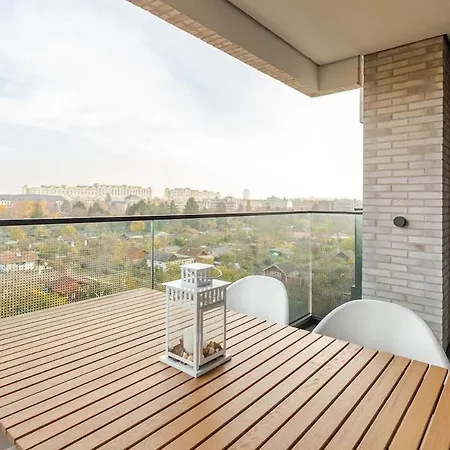 Apartment Hj 18 By Rockchair L Superhost Status L Super Flat, 2 Bedrooms 2 Bathrooms Balcony Elevator Welcomes You! *