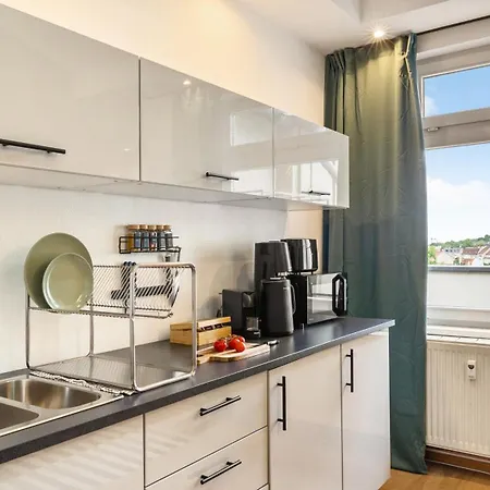Big Urban Loft - Bis Zu 20 Personen - 180qm - 180 Grad Skyline Balkon Apartament *