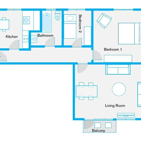 Greatstay - Barbarossa Str. 26 * Berlijn