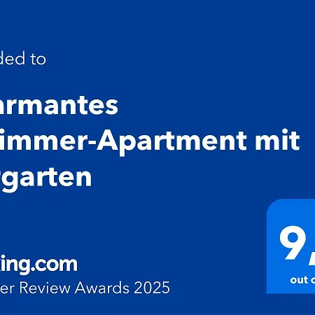 Charmantes 2-zimmer-apartment Mit Vorgarten Apartman *
