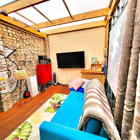 公寓 Designer Tiny House With Wraparound Sun Terrace & Garden Lounge