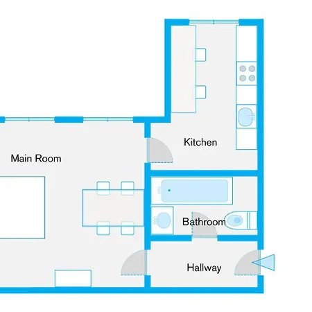 Apartment The Stralauer, 1 Bed Up To 2 People, Friedrichshain
