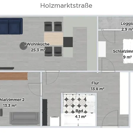 Holzmarktstrasse Apartment *